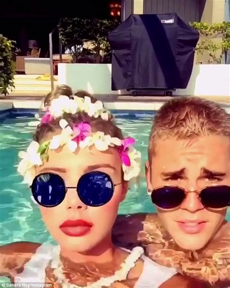 Justin Bieber And Sahara Ray Enjoy Skinny Dipping Session In Hawaii