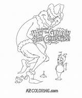 Grinch Stole Seuss Ausmalbild Azcoloring Printouts sketch template