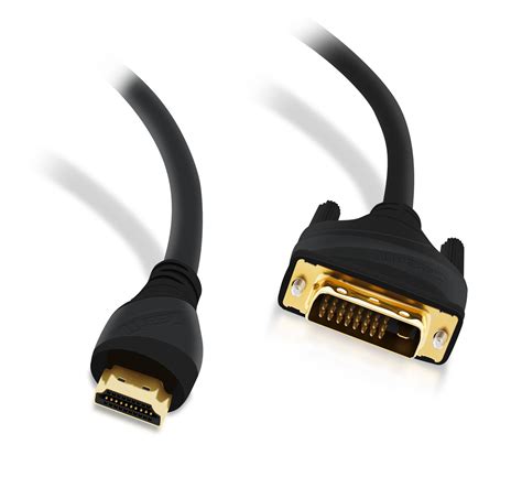 ft hdmi  dvi cable gearit hdmi  dvi ft  high resolution p cl rated high