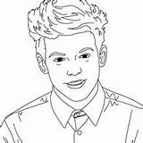 Coloring Pages Louis 1d Tomlinson Direction Shawn Mendes Hellokids Horan Niall Template sketch template