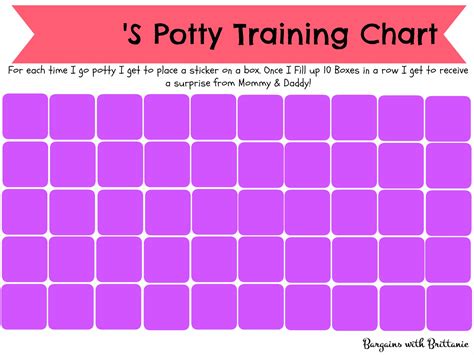 printable potty chart