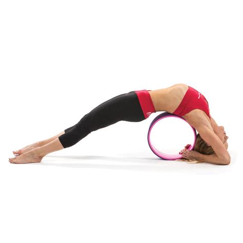 amazoncom prosource yoga wheel  stretchingsupport  yoga poses