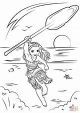 Moana Coloring Pages Maui Getdrawings sketch template