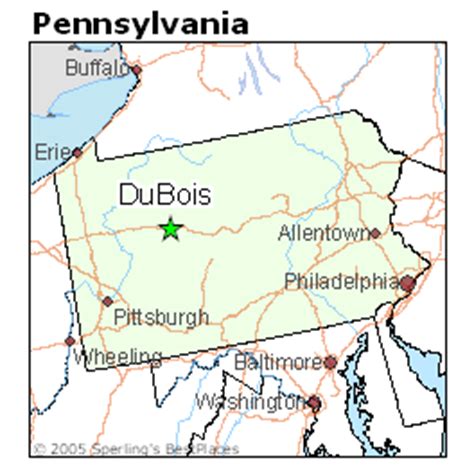 places    dubois pennsylvania