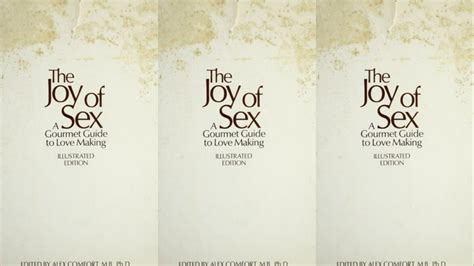 revisiting the joy of sex