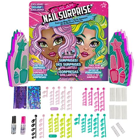 cool maker  glam nail surprise shimmer exclusive manicure set