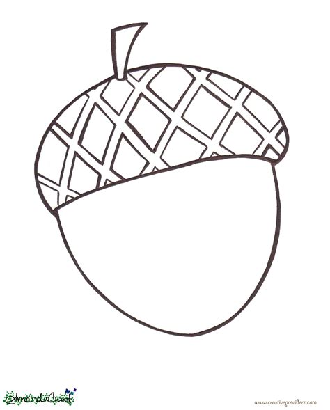 fall acorn coloring pages thekidsworksheet