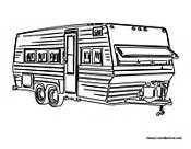 camper  rv coloring pages