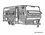 Campers sketch template