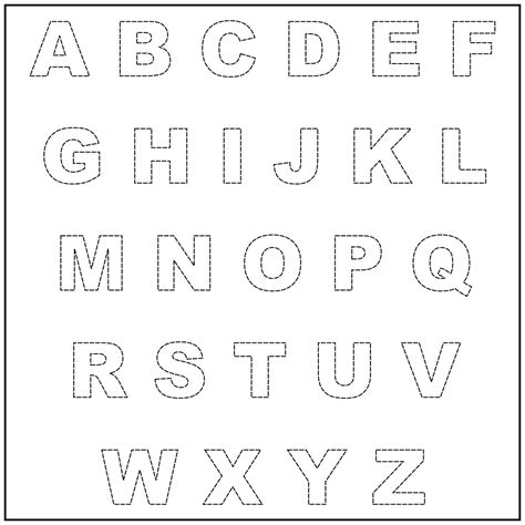 images   traceable alphabet letters printable