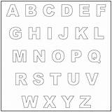 Alphabet Cut Letters Trace Printable Letter Bubble Stencils Outs Stencil Cutouts Printablee Via sketch template