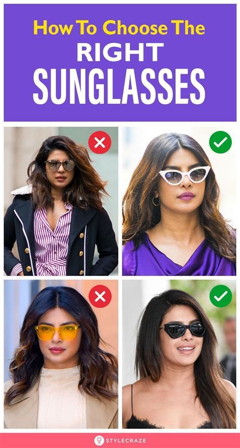 How To Choose The Right Sunglasses For Your Face Shape Types Of