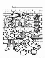 Loompa Oompa Coloring Pages Mad Scientist Para Printable Colorear Halloween Getcolorings Colouring Print Getdrawings sketch template
