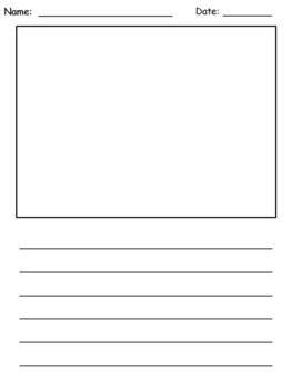 writing paper   year picture box lined writing papers