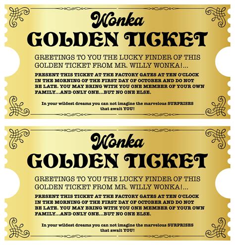 images  editable printable wonka golden ticket printable
