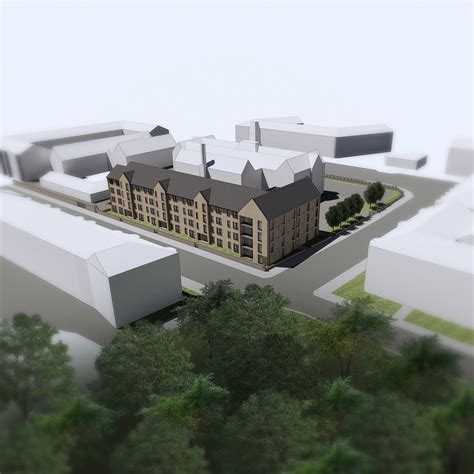 social housing approved  glasgows bellahouston academy site