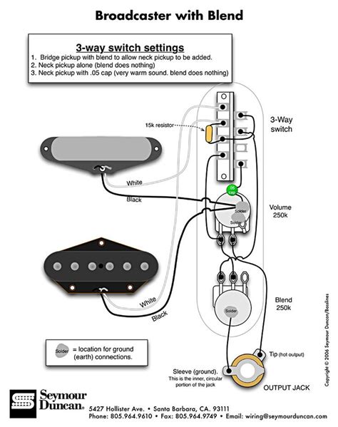 seymour duncan    tele wiring diagram