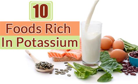 top 10 foods rich in potassium