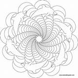 Dolphin Mandala Color Coloring Pages Mandalas Print Dolphins Large Imprimer Coloriage Colouring Printable Para Donteatthepaste Dauphins Small Pattern Transparent Vagues sketch template
