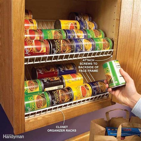 clever kitchen cabinet pantry storage ideas  family handyman