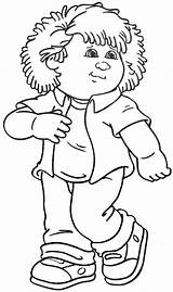 Cabbage Patch Kids Coloring Pages Getdrawings sketch template