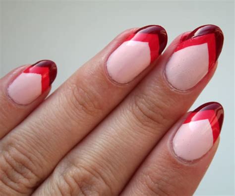 try this chevron nail art tutorial for a retro chic mani beautyeditor