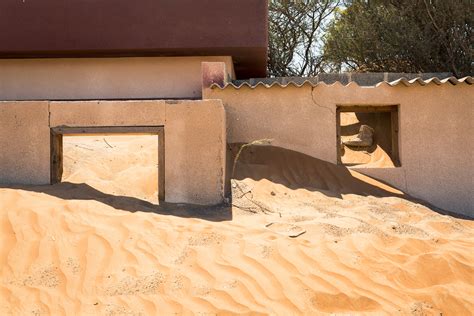 reclamation abandoned desert homes swallowed by sand