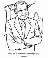Nixon Coloring Richard Pages Facts President Printable Printables Presidents Patriotic Print Reconciliation Usa Go Presidential Printing Help Activities Sketch Next sketch template