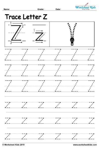 letter  alphabet tracing worksheets writing practice worksheets