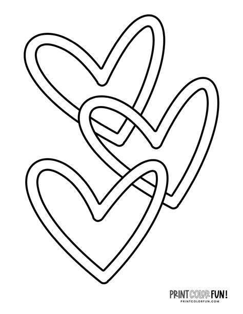 printable heart coloring pages  huge collection  hearts