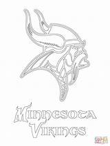 Coloring Vikings Minnesota Logo Pages Printable Print sketch template