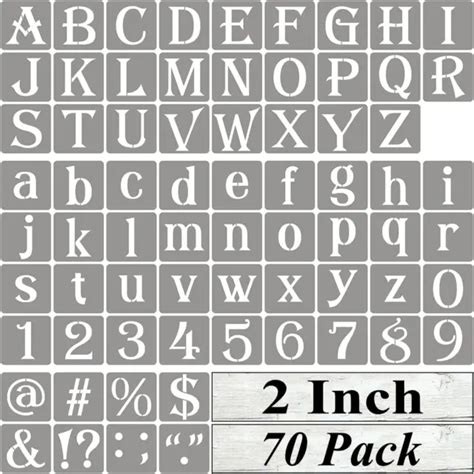 alphabet letter stencils  painting  pack letter