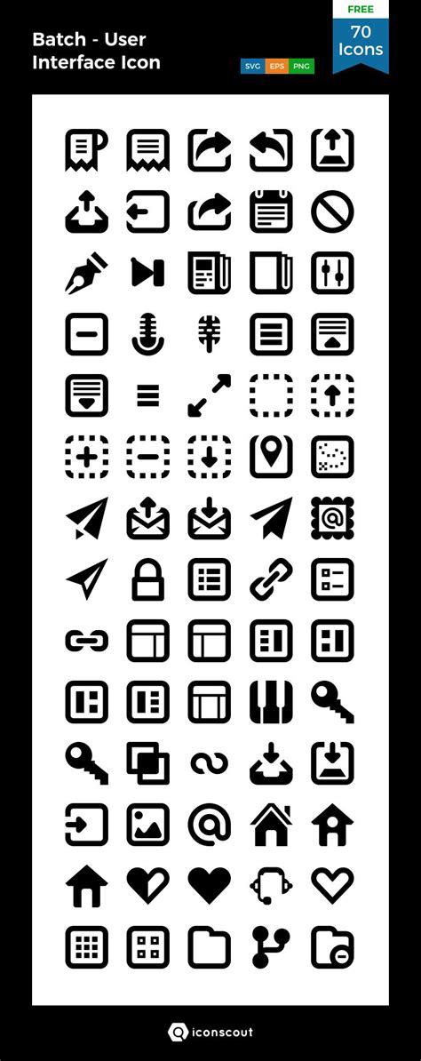 batch user interface icon icon pack   svg png icon fonts marketing