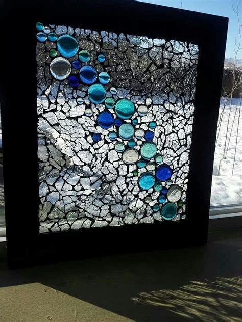 mosaic windows ideas  pinterest window frame art broken