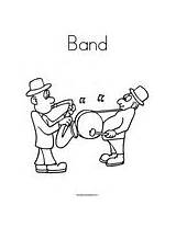 Band Coloring Change Template sketch template