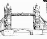 Londra Londres Zabytki Puente Drawbridge Zwodzony Londynie Monuments Kolorowanki Europie Monumenti Levatoio Puentes Colorearjunior Levadizo Monumentos Innych Atrakcje Turystyczne Dame sketch template