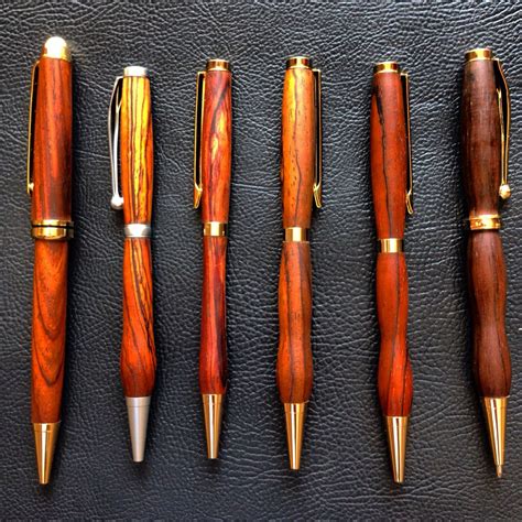 samples  homemade pens  current distraction  woodworking