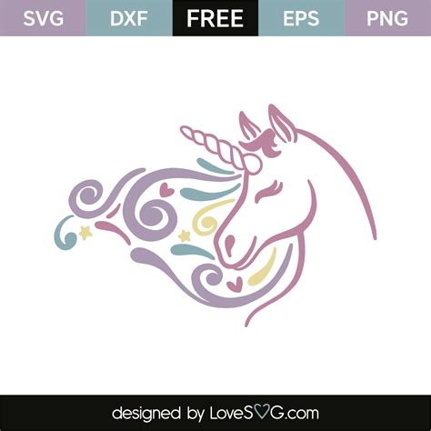 unicorn lovesvgcom