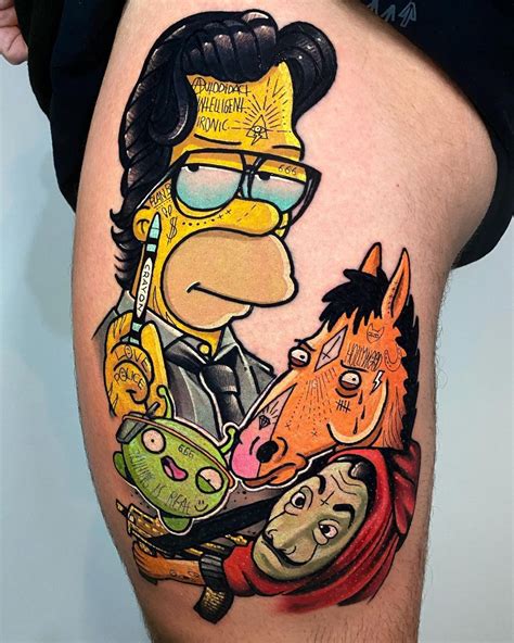 Los Simpson 200 Los Mejores Tatuajes De La Historia – Best Mystic Zone