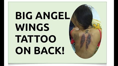thai bar girl gets angel wings tattoo inked youtube