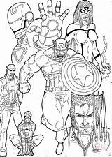 Pages Superhero Team Avengers Coloring Printable Color Heroes Coloringpagesonly Marvel Colouring Print Sheets Superheroes Adults Mightiest Kids Cartoon sketch template