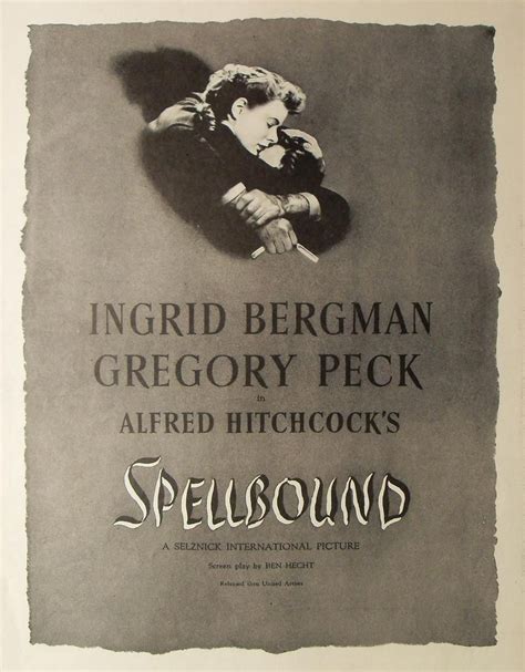 spellbound movie posters vintage vintage movies alfred