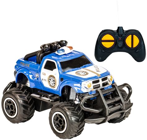 small remote control monster police truck radio control police car toys