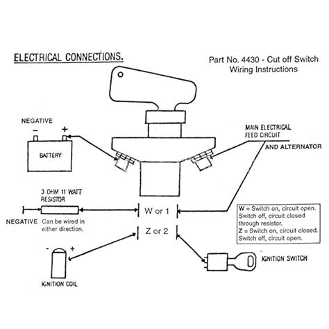 rv battery disconnect switch wiring diagram  cantik