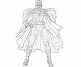 Magneto Vilains Supervillanos Supervillains Dibujo Coloriages sketch template