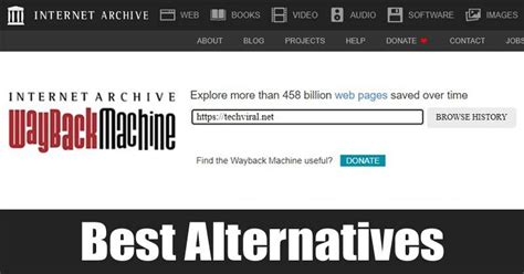 searching    wayback machine alternatives    check