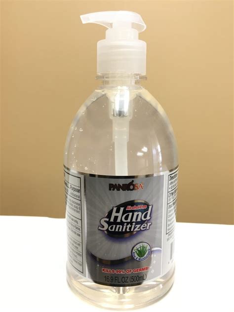 hand sanitizer panrosa ml alcohol  regency medical supplies
