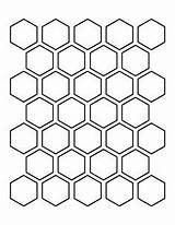 Hexagon Pattern Printable Inch Outline Template Drawing Patternuniverse Hexagons Templates Use Honeycomb Patterns Half Print Clipart Shapes Stencil Tattoo Stencils sketch template