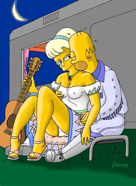 Rule 34 Clothes Color Female Guitar Homer Simpson Human Jimmy Lurleen