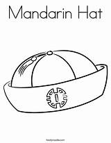 Coloring Mandarin Hat Favorites Login Add Cursive sketch template